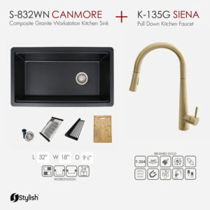 canmore s832wnk135g combo
