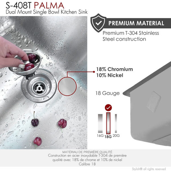 20 1/2'' palma s 408t new design